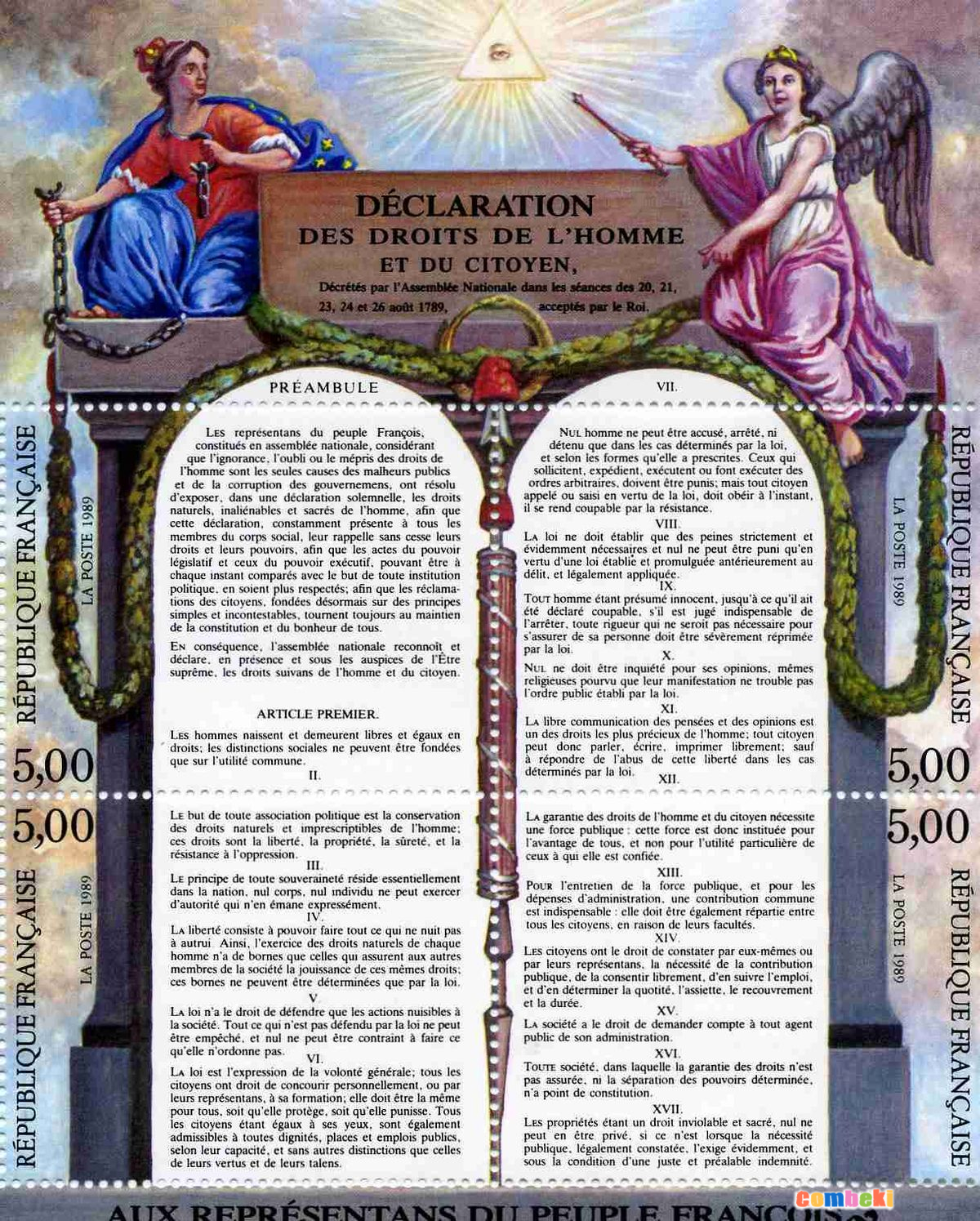 İnsan Hakları ve Vatandaş Hakları Bildirgesi Metni