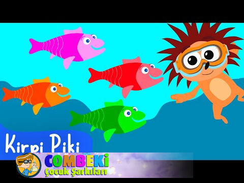 Kırmızı Balık ile Renkleri Öğreniyorum! - Kirpi Piki